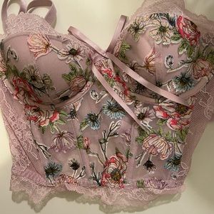 For love and lemons bustier corset top pink
